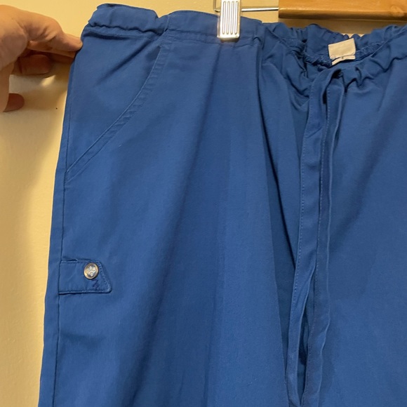 Scrub pants Cherokee royal blue, tall, medium, 31 1/2” inseam, great condition - Picture 2 of 8